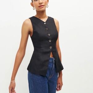 Reformation Aspen Linen Top